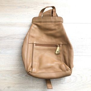 Hilliard & Hanson Leather One Strap Backpack